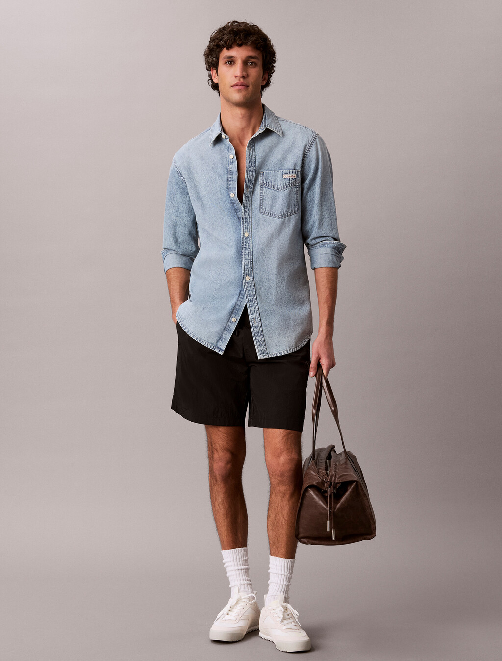 Graphic-Pull-On-Nylon-Shorts