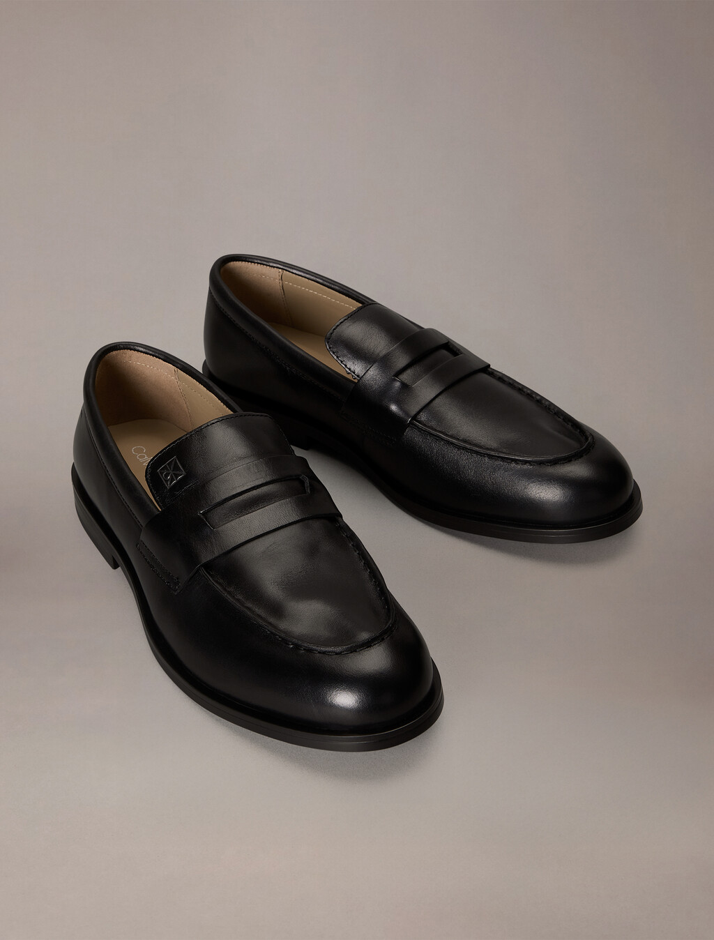 Leder-Airfit® gepolsterte Penny Loafers