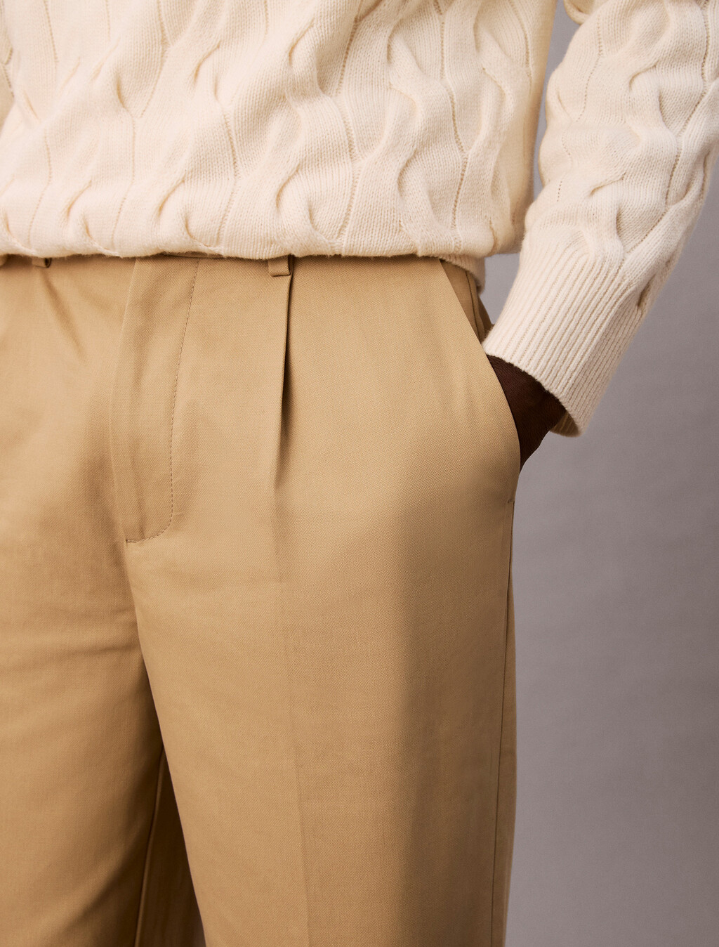 90er Jahre gerade Chino-Hose