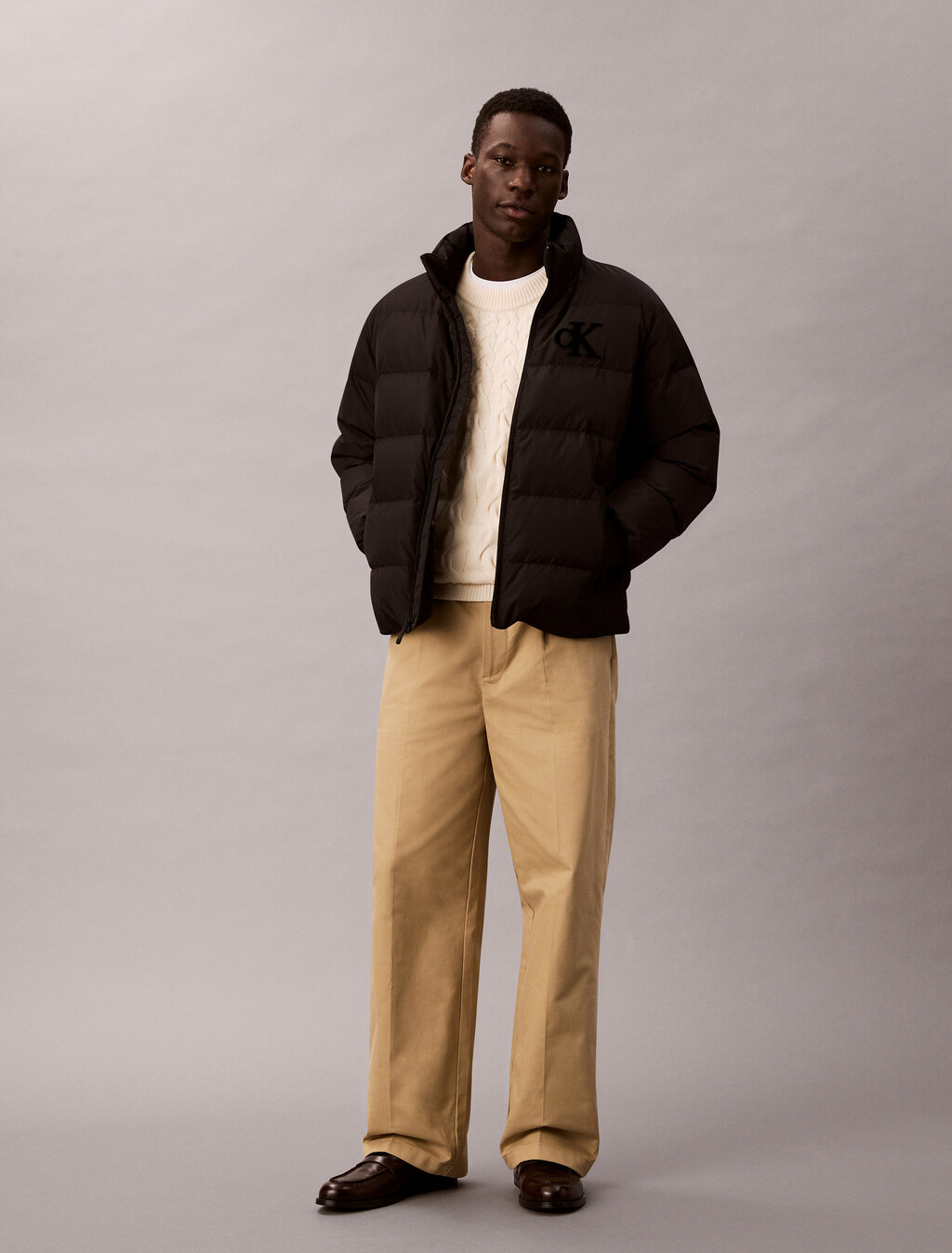 90er Jahre gerade Chino-Hose