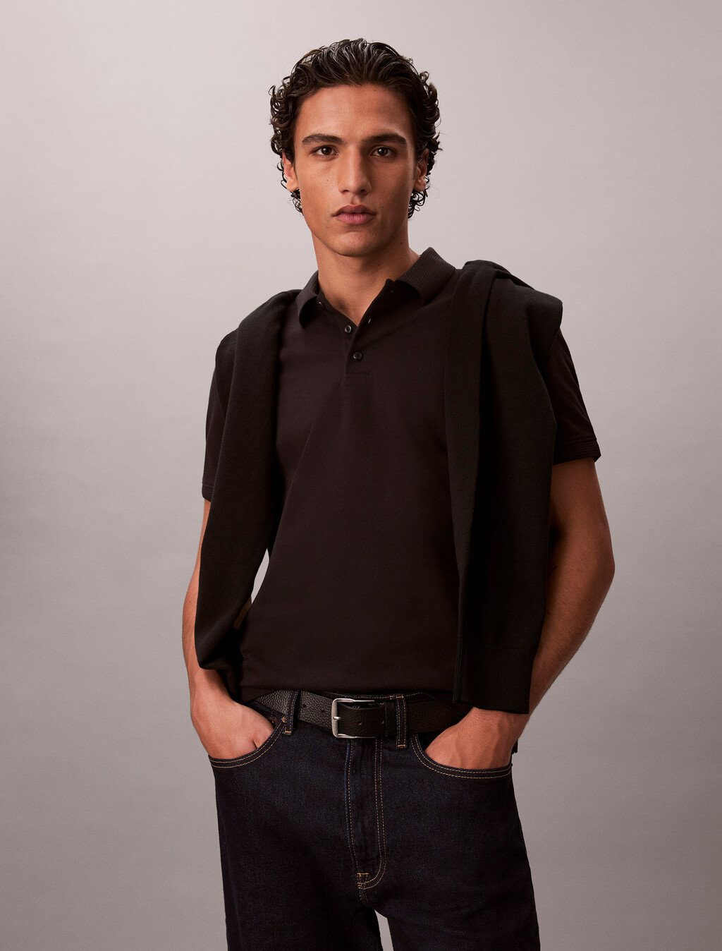 Kühles Piqué-Ottoman-Kragen-Polo