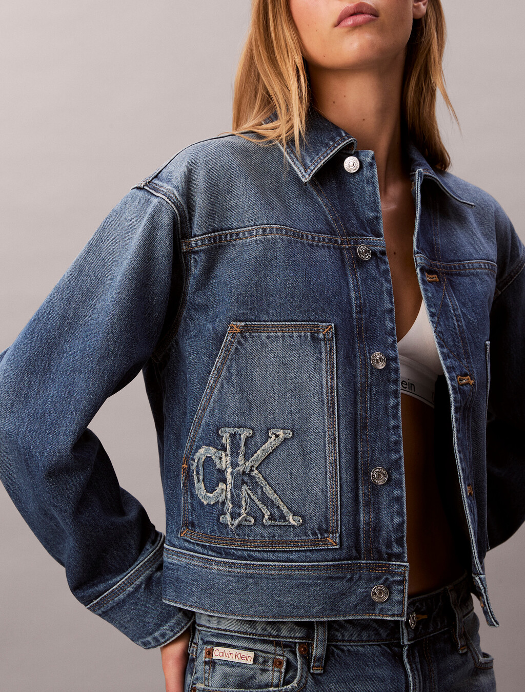 Denim-Arbeitsjacke