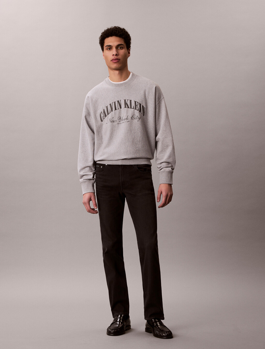 Schwarze Denim-Körperjeans