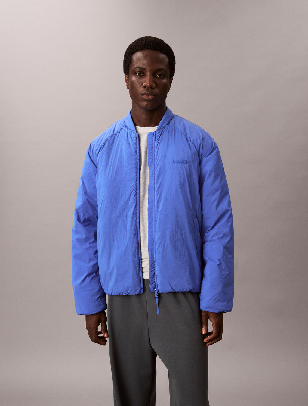 Nylon-Bomberjacke