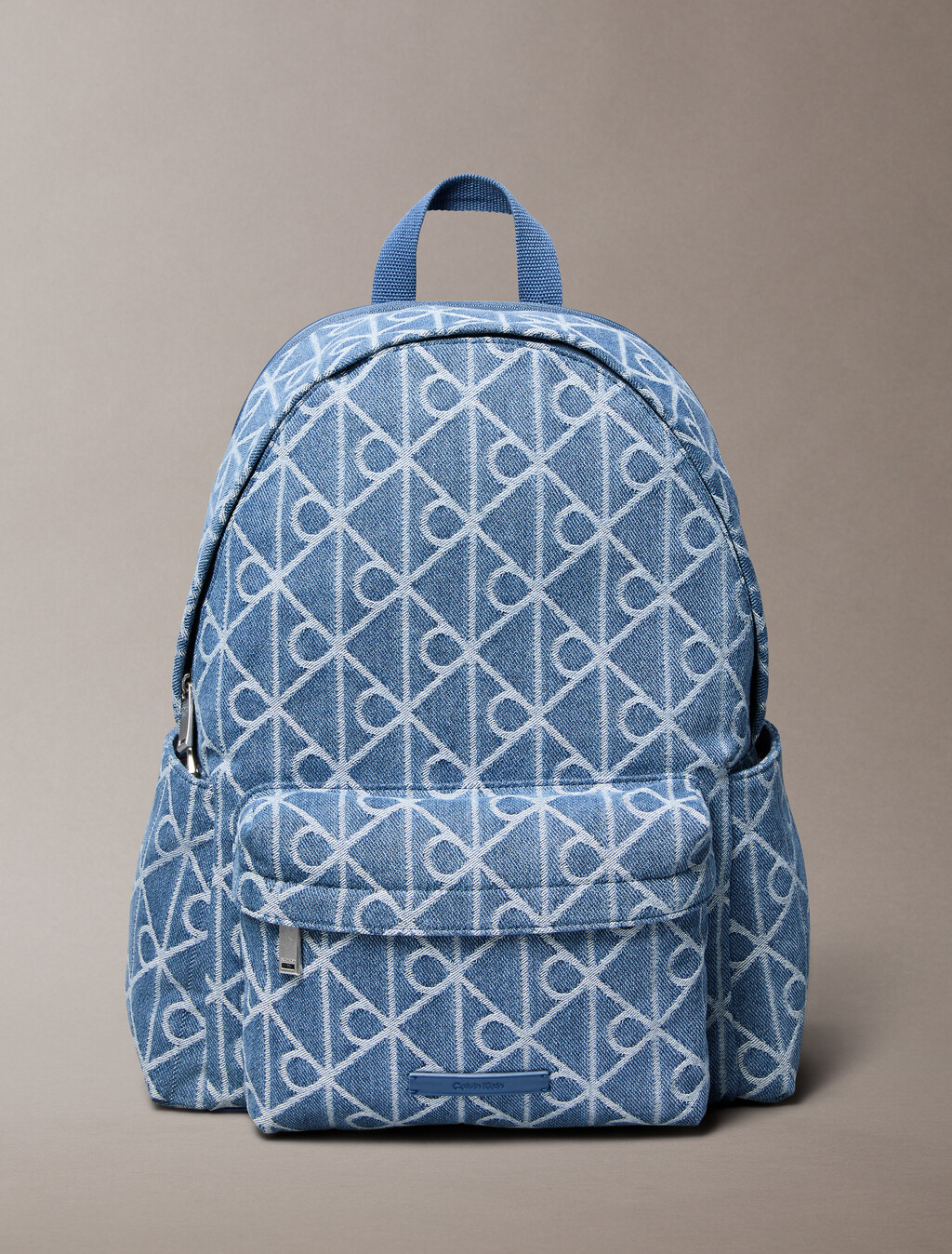 Denim-Logo-Jacquard-Rucksack