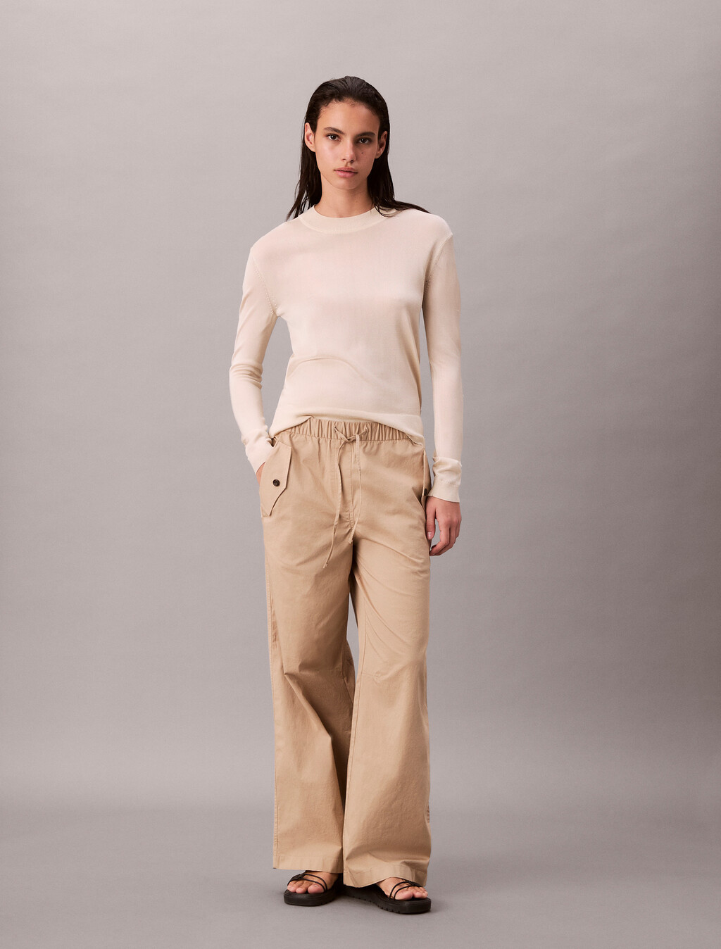 Cotton Twill Cargo-Hosen