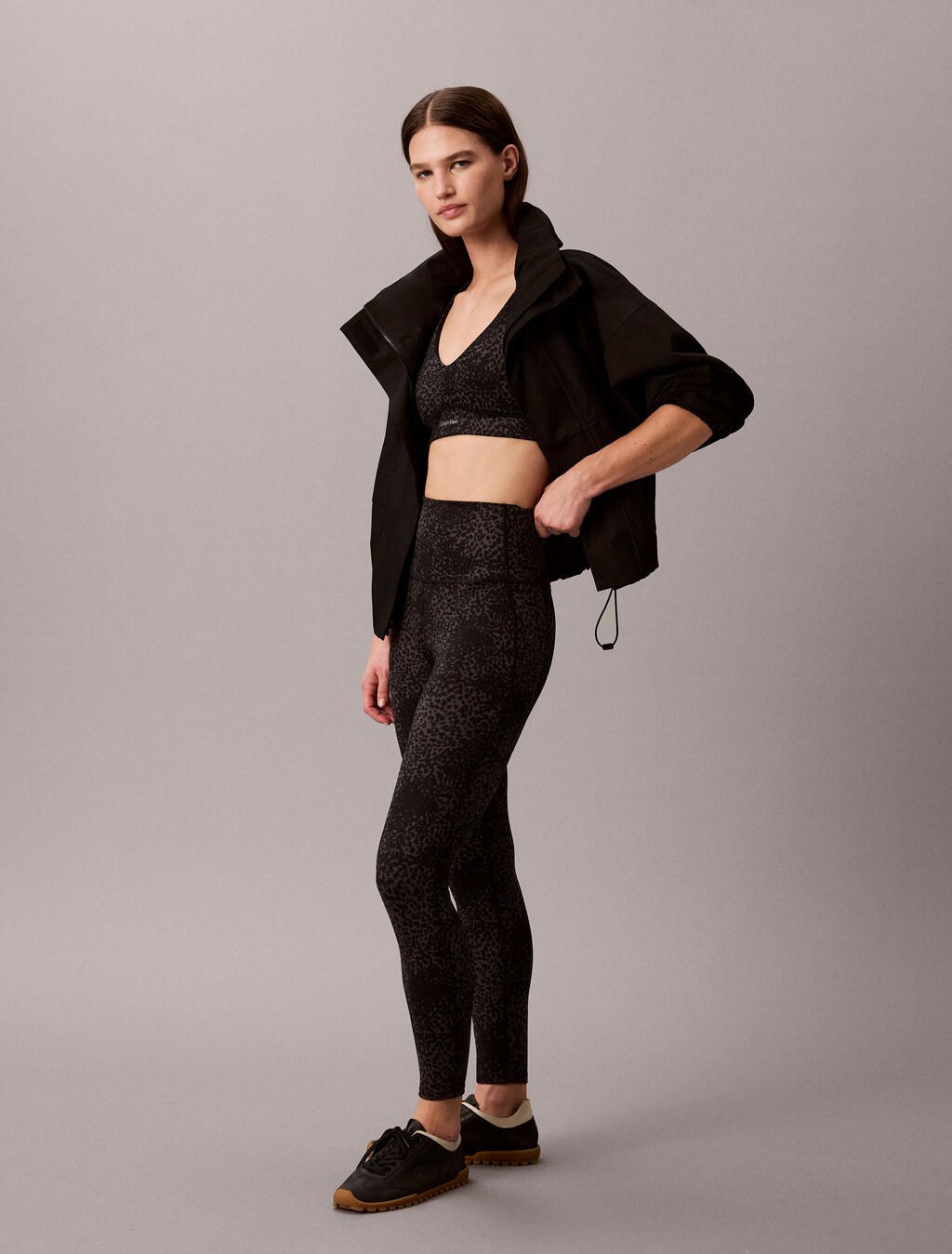 Schnell trocknende High-Rise 7/8 Gym-Leggings