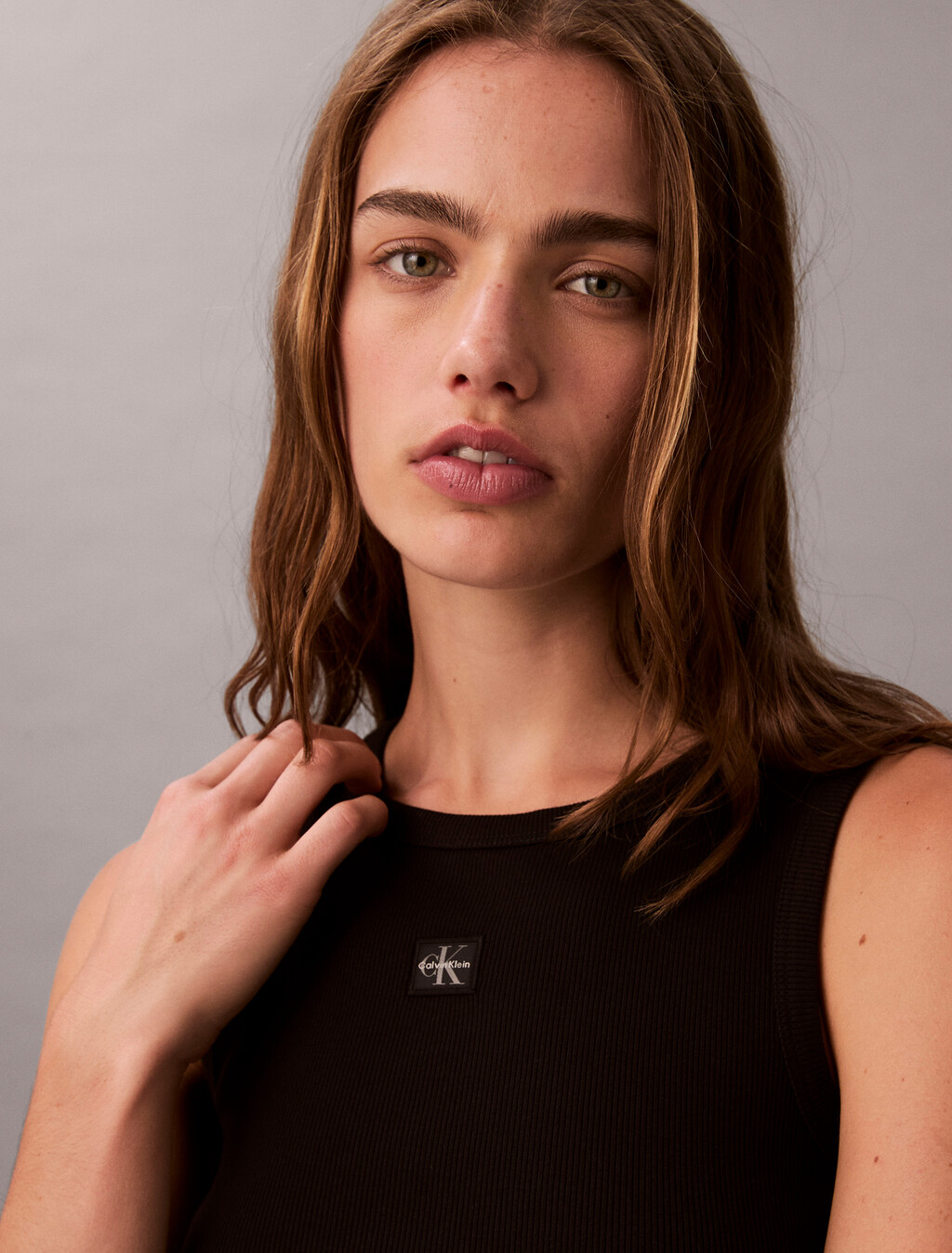 Baumwoll-Stretch-Ripp-Top