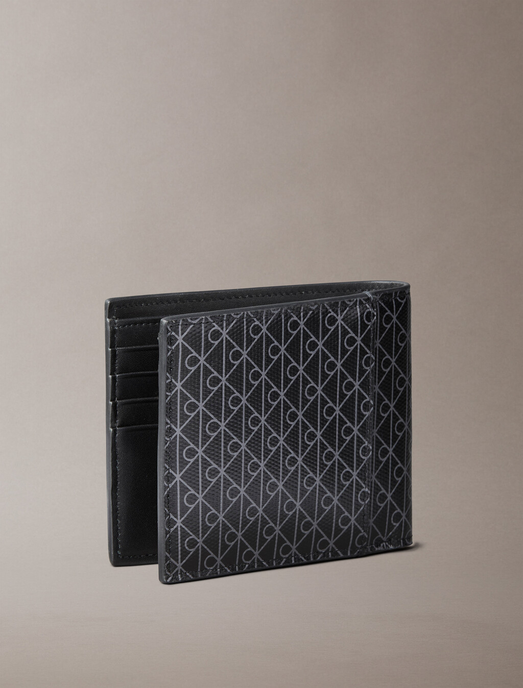 Bifold-Brieftasche mit Münzbeutel und Allover-Monogramm-Logo