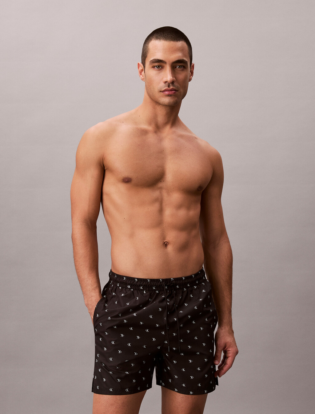 Einfarbiges Badehose