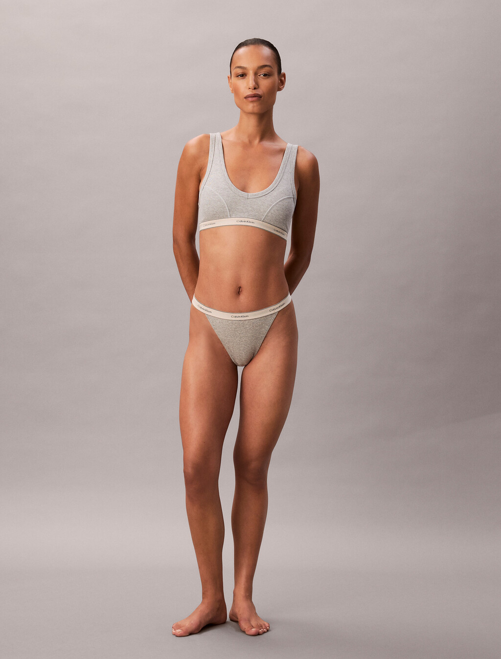 Leicht gefütterter Triangel-BH - Heritage-Cotton-Stretch