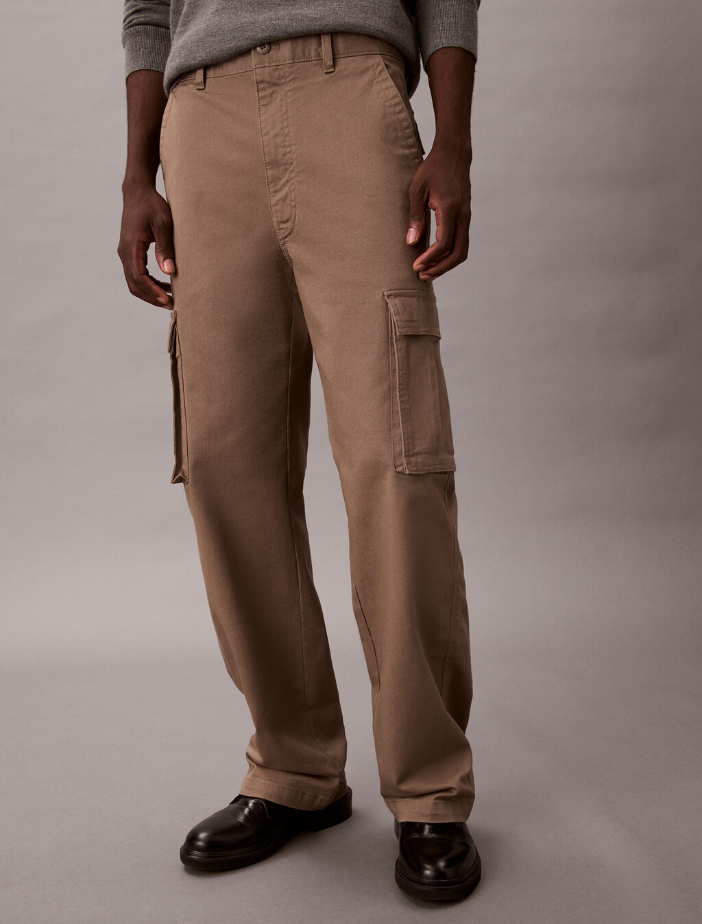 Weite Baumwoll-Cargo-Hose