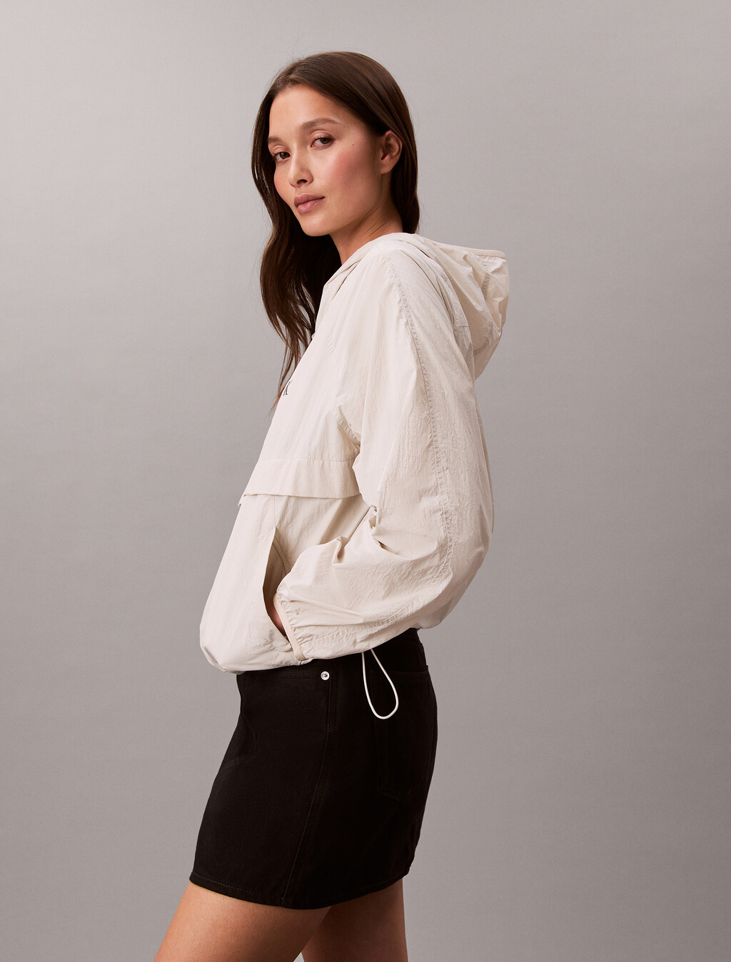 Faltbarer lässiger Windbreaker