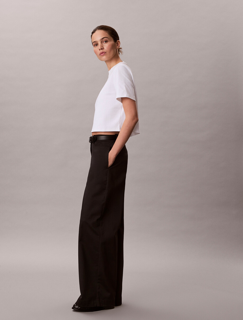 Weite Chino-Hose