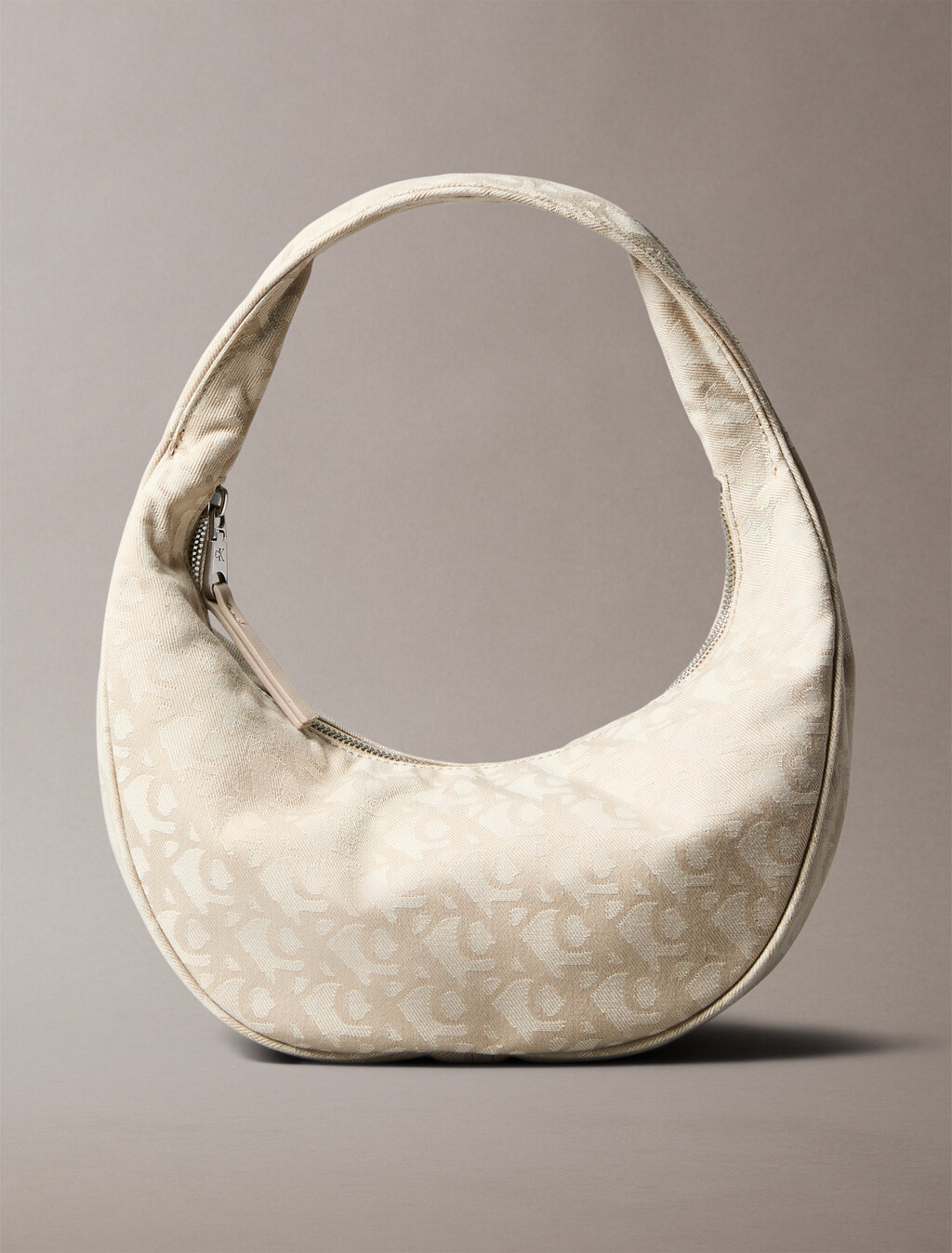 Monogram Crescent Schultertasche mittel