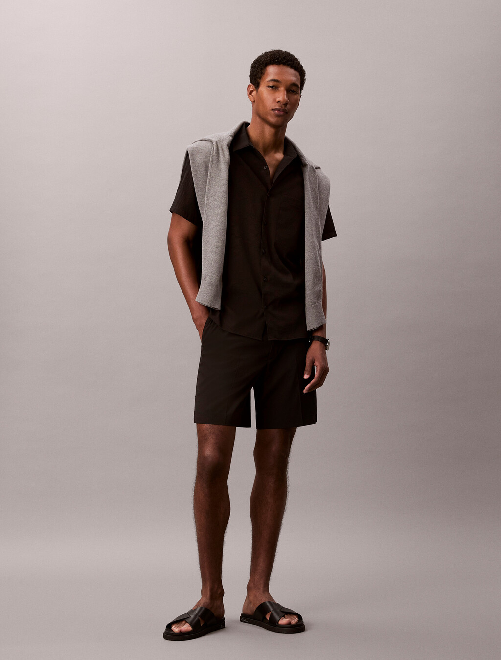 Seersucker-Shorts