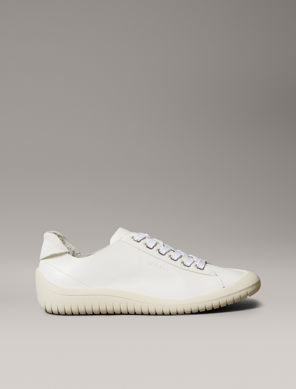 Glattes Leder Hybrid-Sneaker