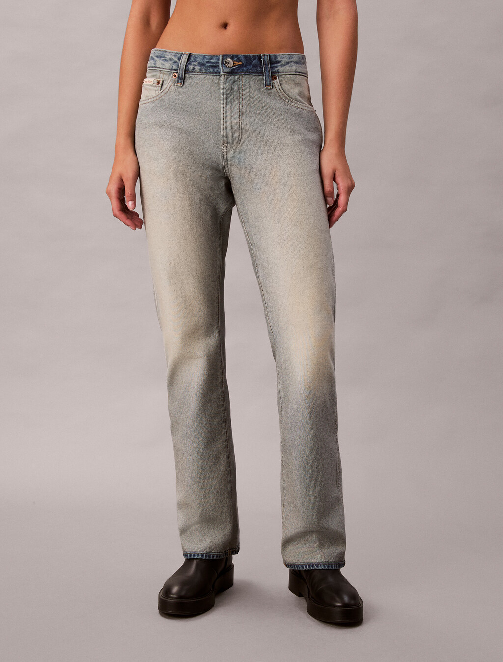 Selvedge Loose Bootcut Jeans