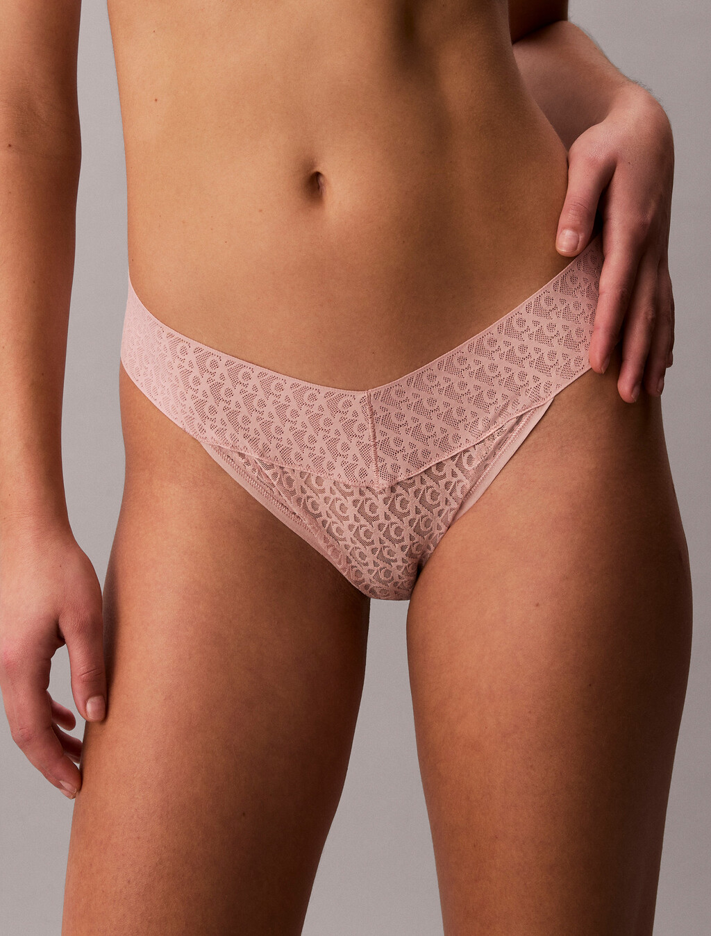 Bikini-Briefs mit niedriger Taille - Icon-Logo-Spitze