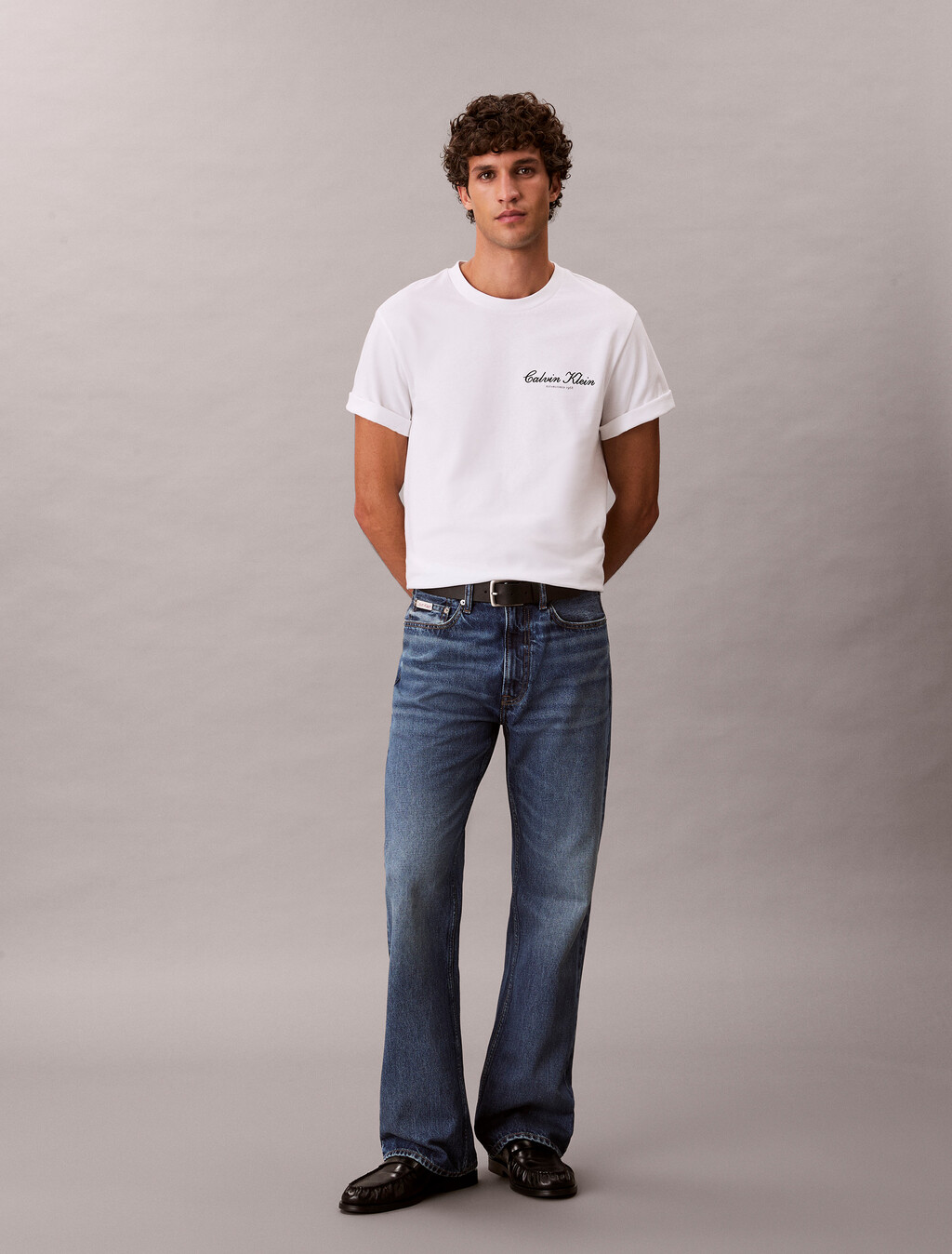 Gesticktes Logo-T-Shirt