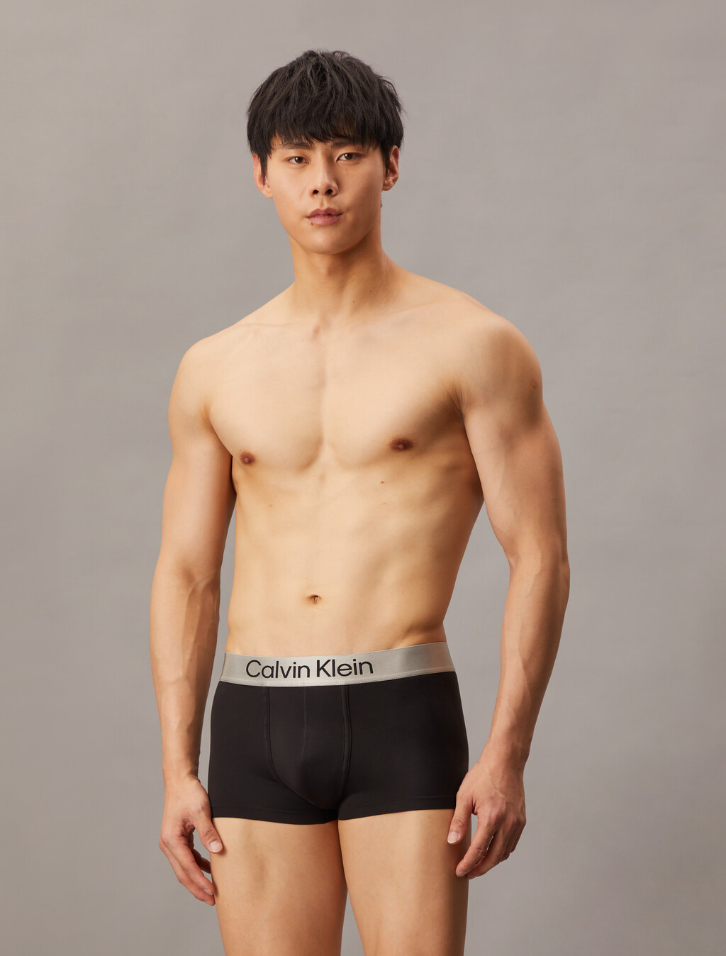 Gebürstetes Mikrofaser-Stretch-Unterhose mit niedriger Taille