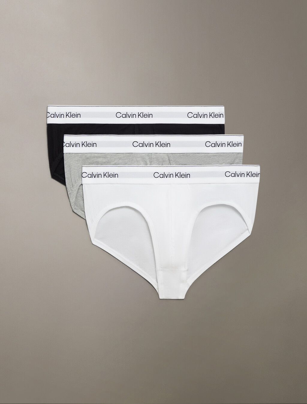 Icon Cotton Stretch Hip Briefs 3er-Pack