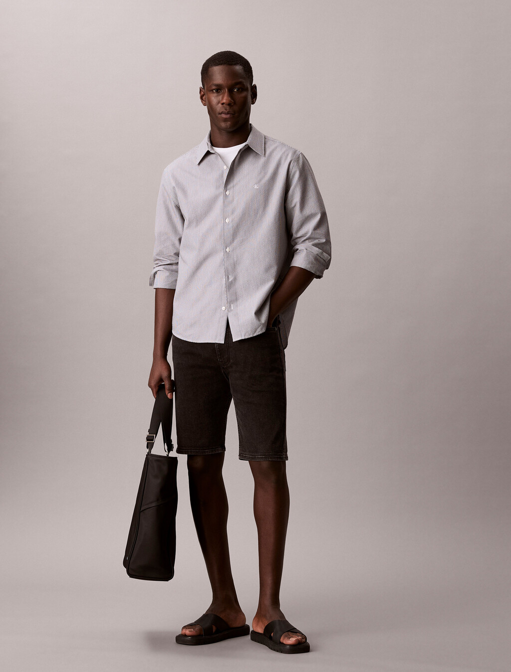 Schlanke Denim-Shorts