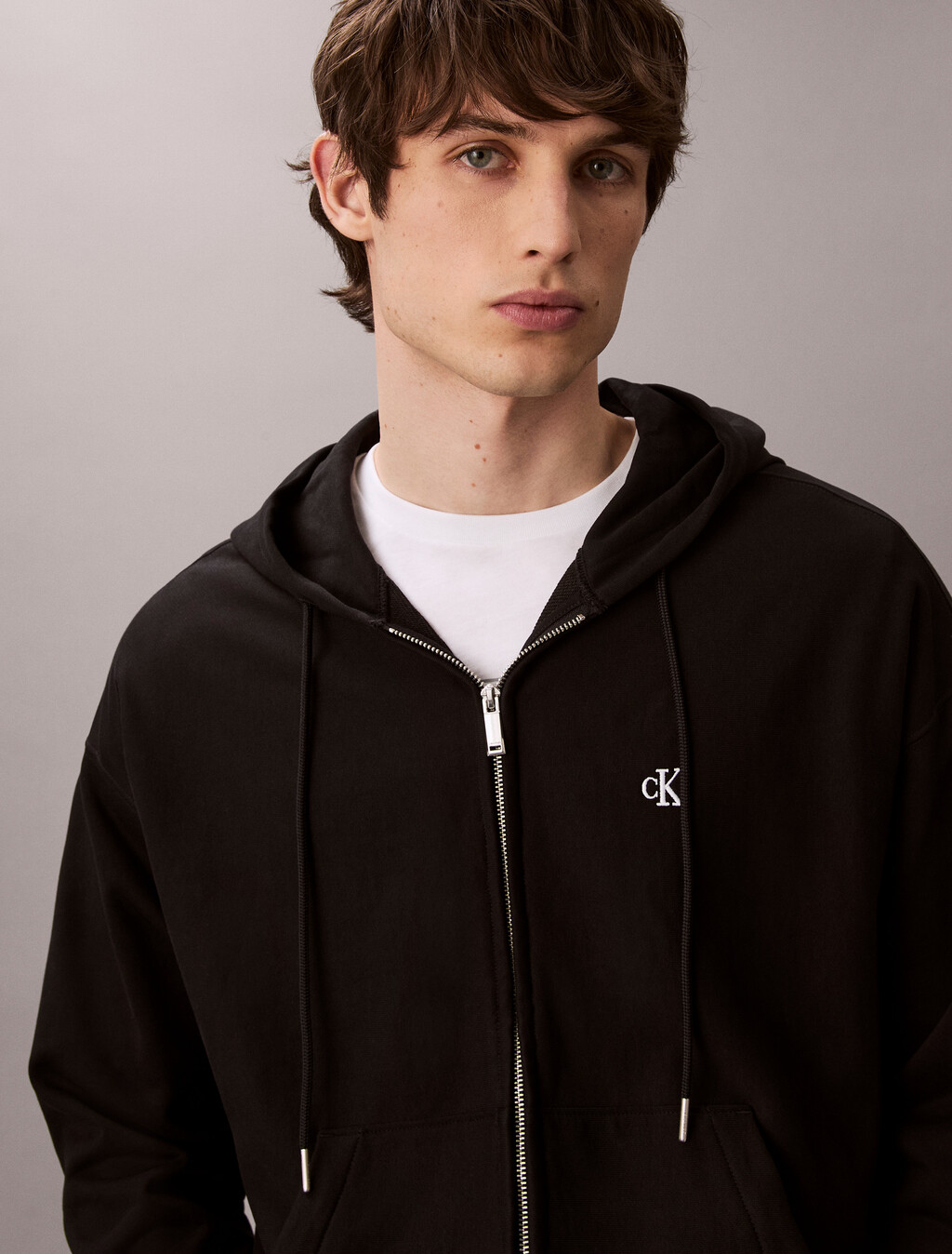 Premium Terry Loose Zip-Hoodie