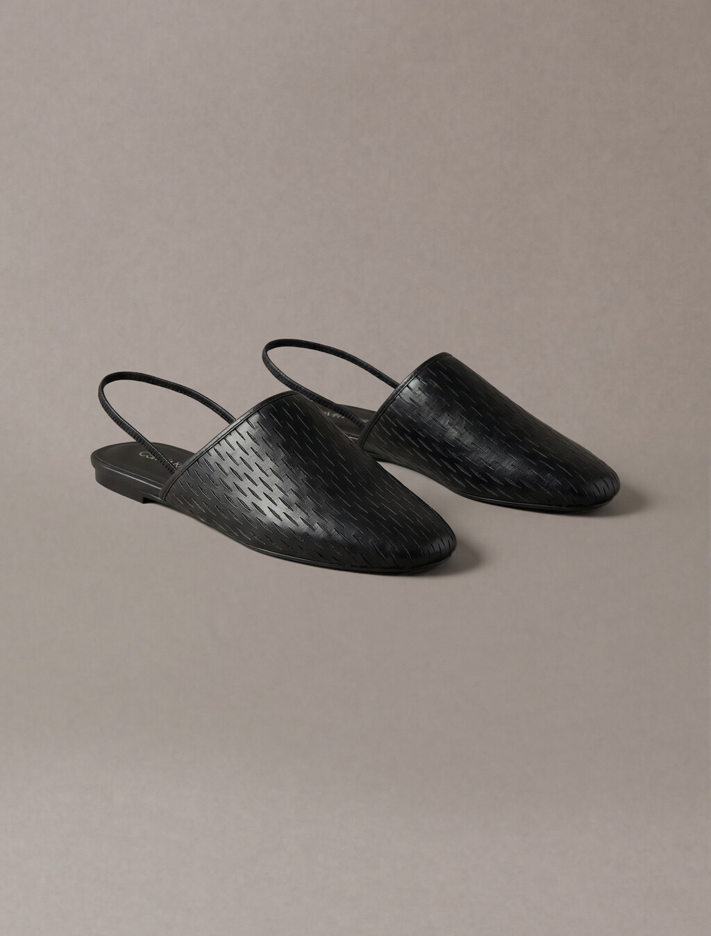 Leder-Slingback-Mules