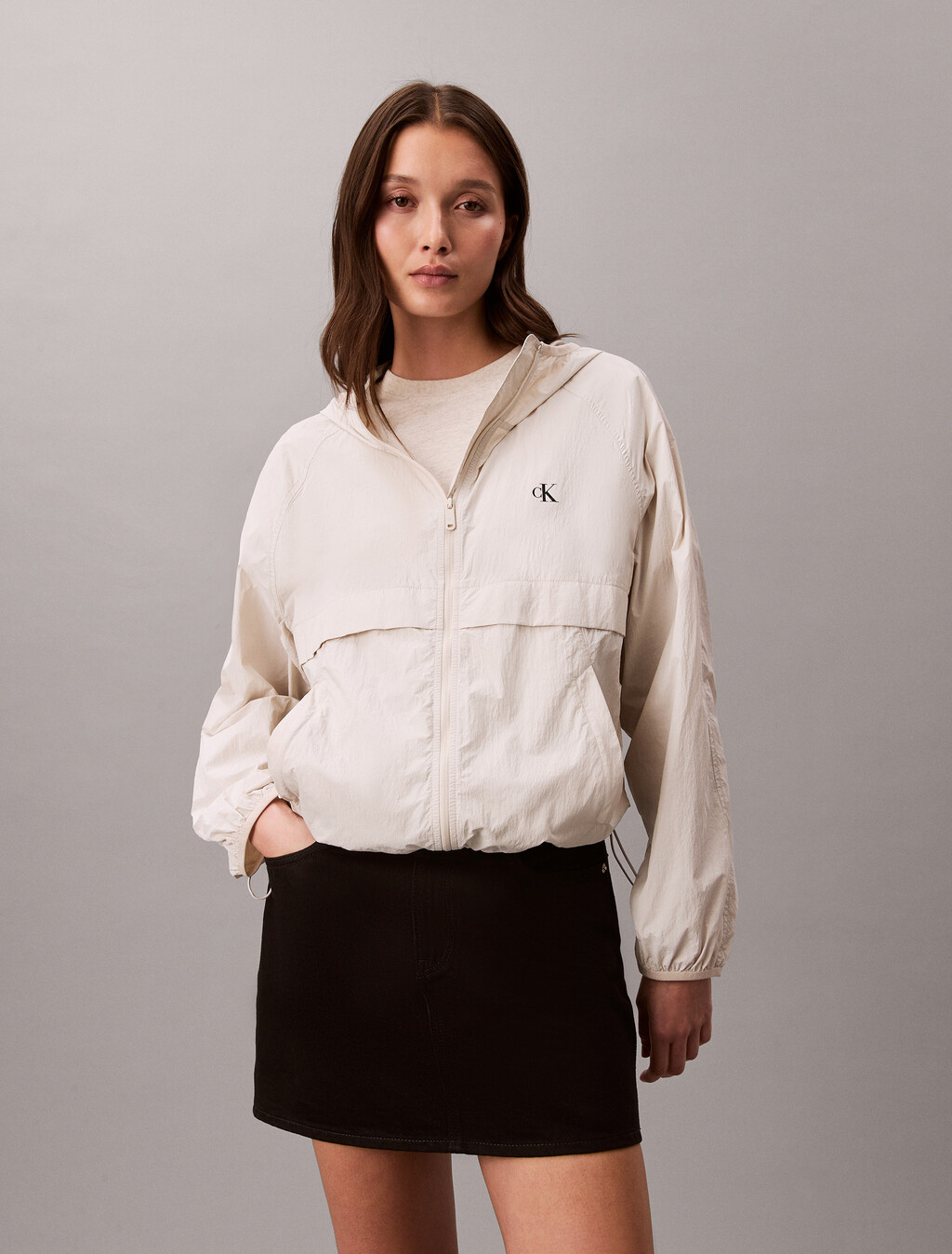 Faltbarer lässiger Windbreaker