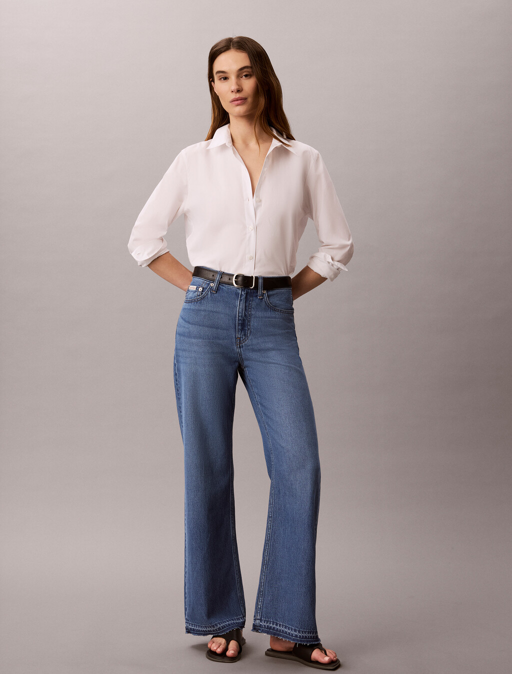 Asian Fit Tencel Weite Bein Jeans
