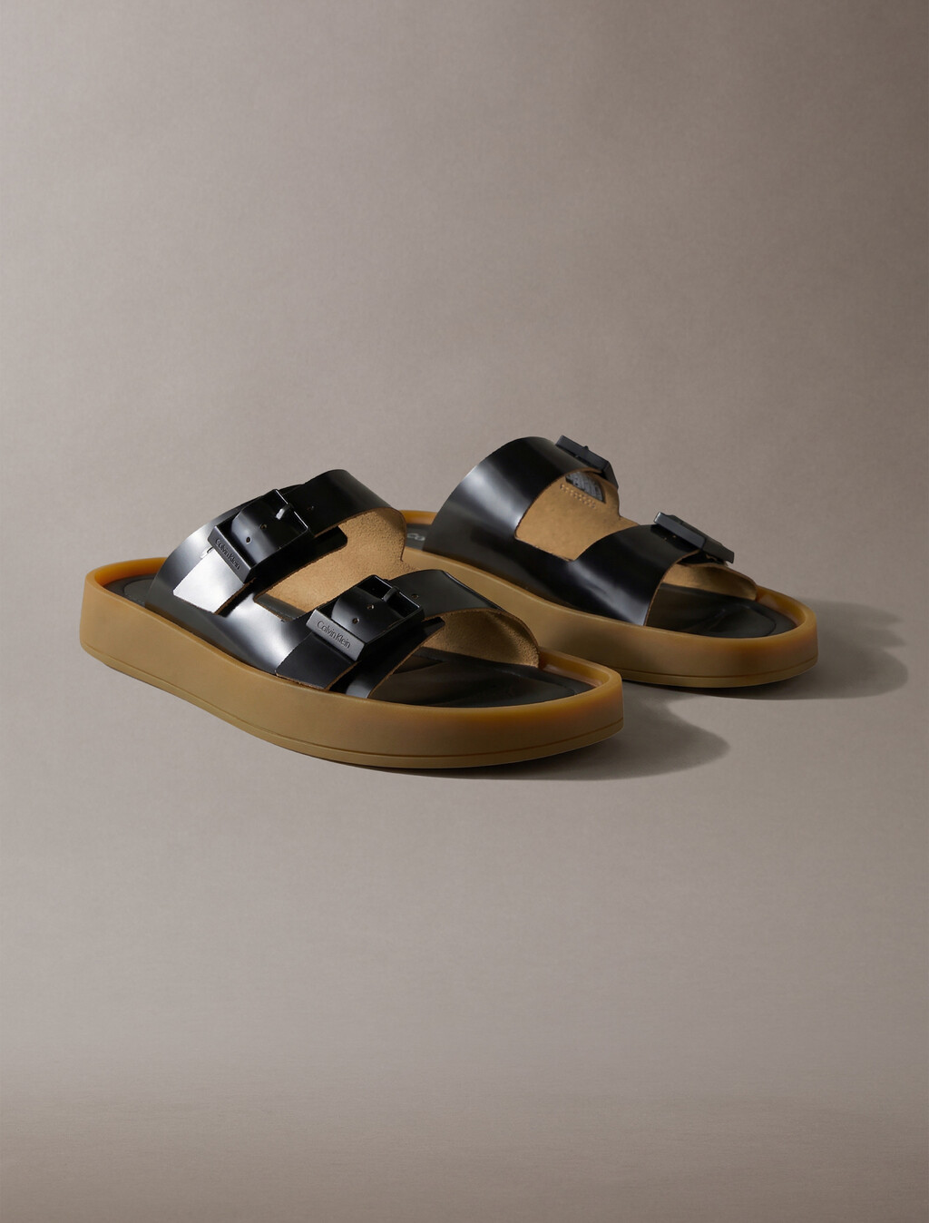 CK Milo - Leder-Schnallen-Sandalen