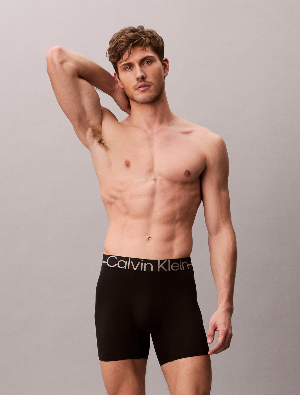 Icon Microfaser-Stretch metallisch Boxerbrief