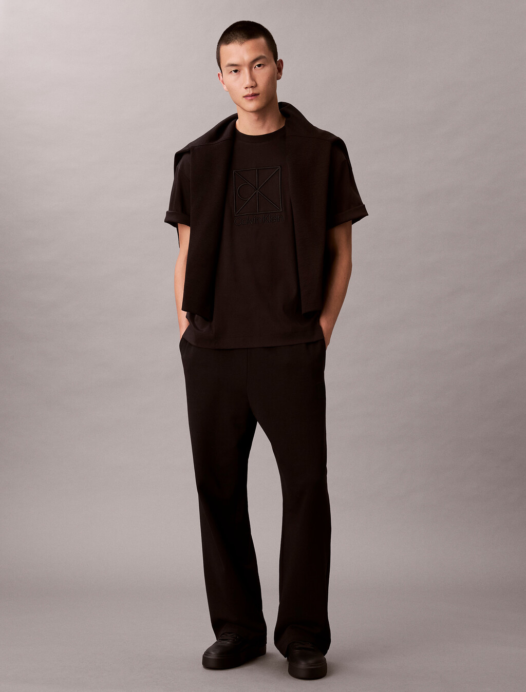 Locker Premium Interlock Emblembild-T-Shirt