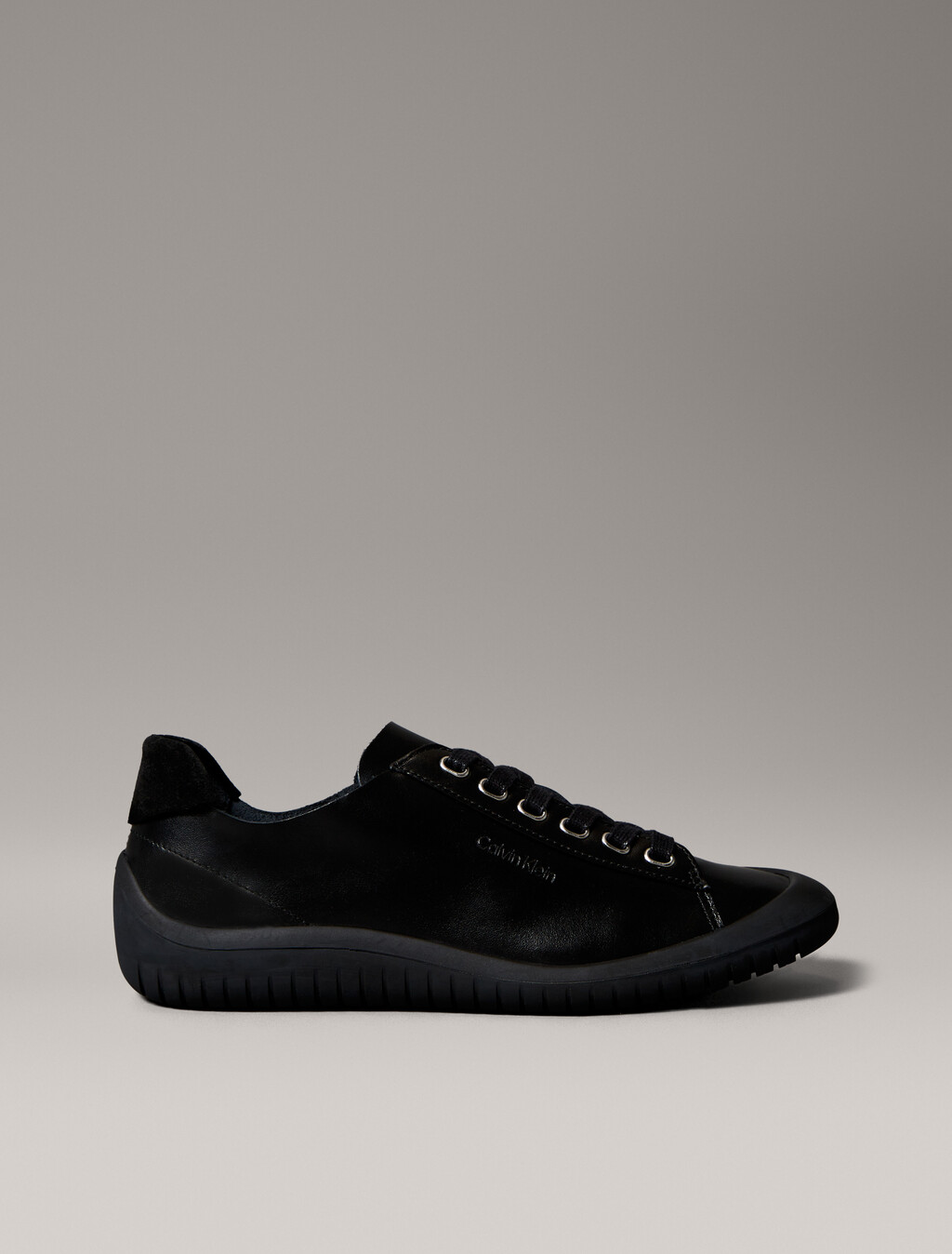 Glattes Leder Hybrid-Sneaker