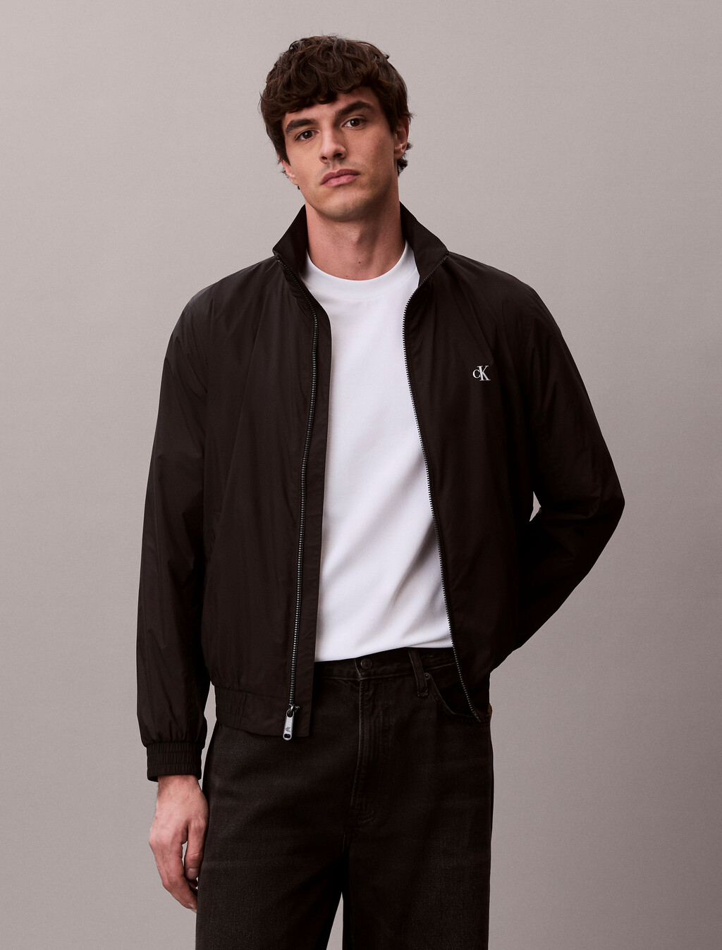 Technische Reißverschlussjacke