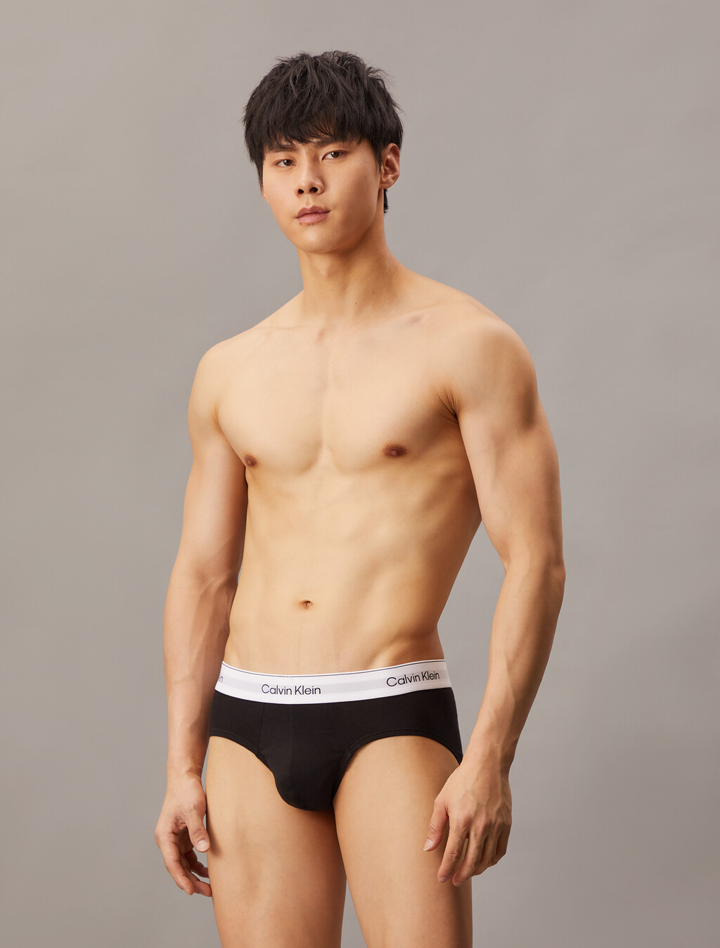 Icon Cotton Stretch Hip Briefs 3er-Pack