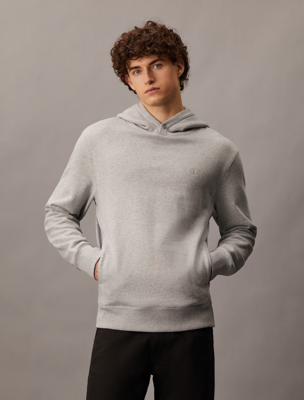 Schwerer Baumwoll-Logo-Pullover