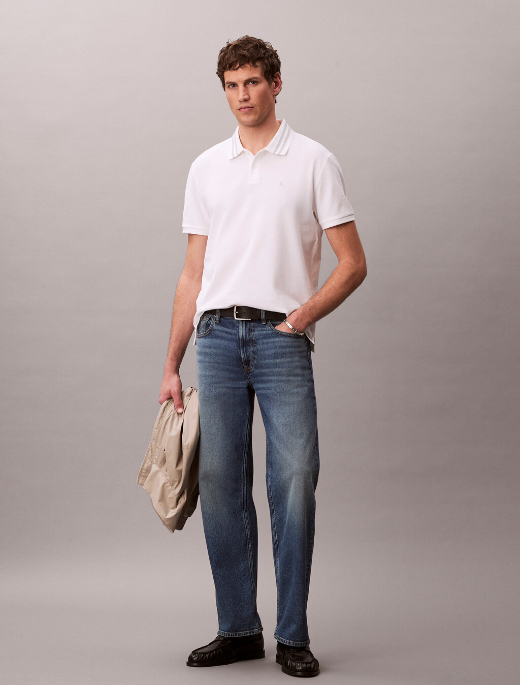 Monogram-Logo-Piqué-Kragen-Classic-Polo-Shirt