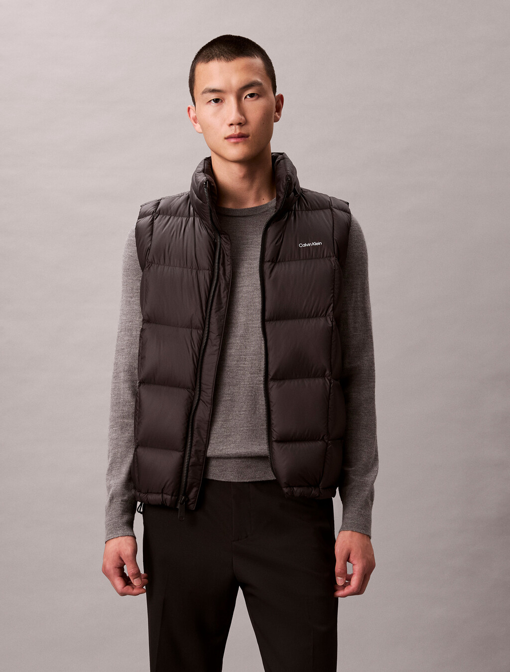 Nylon-Quilted-Pufferweste