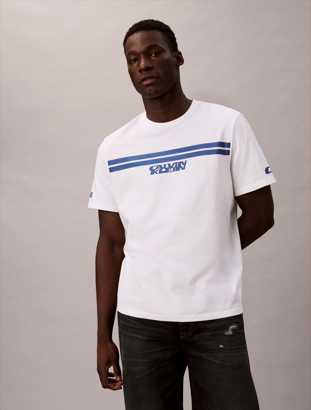 Racer Stripe Graphic Tee