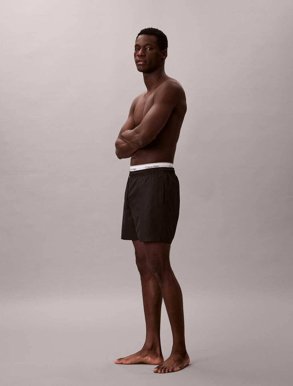 Medium Drawstring-Badehose - CK Essentials