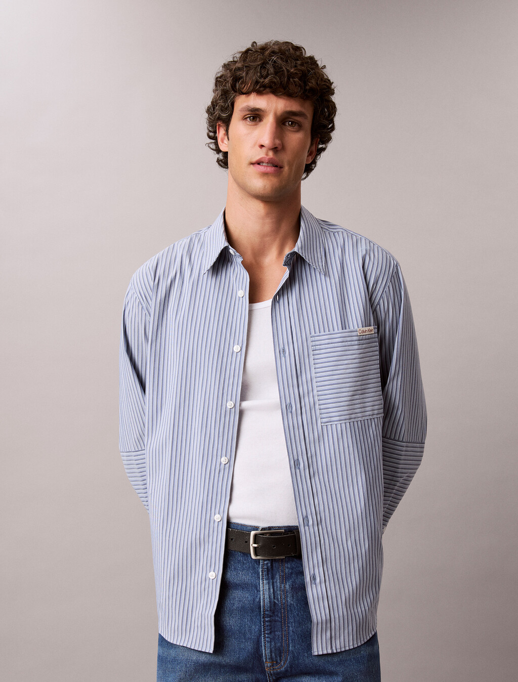 Coolmax Stripe Relaxed Shirt