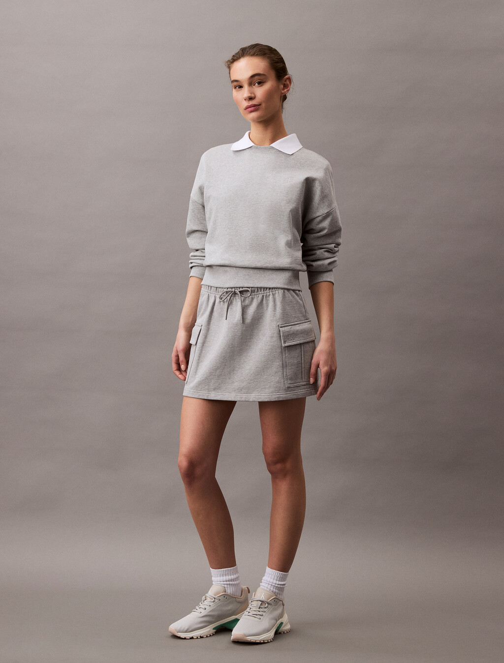 Cotton Terry Cargo Mini-Röcke