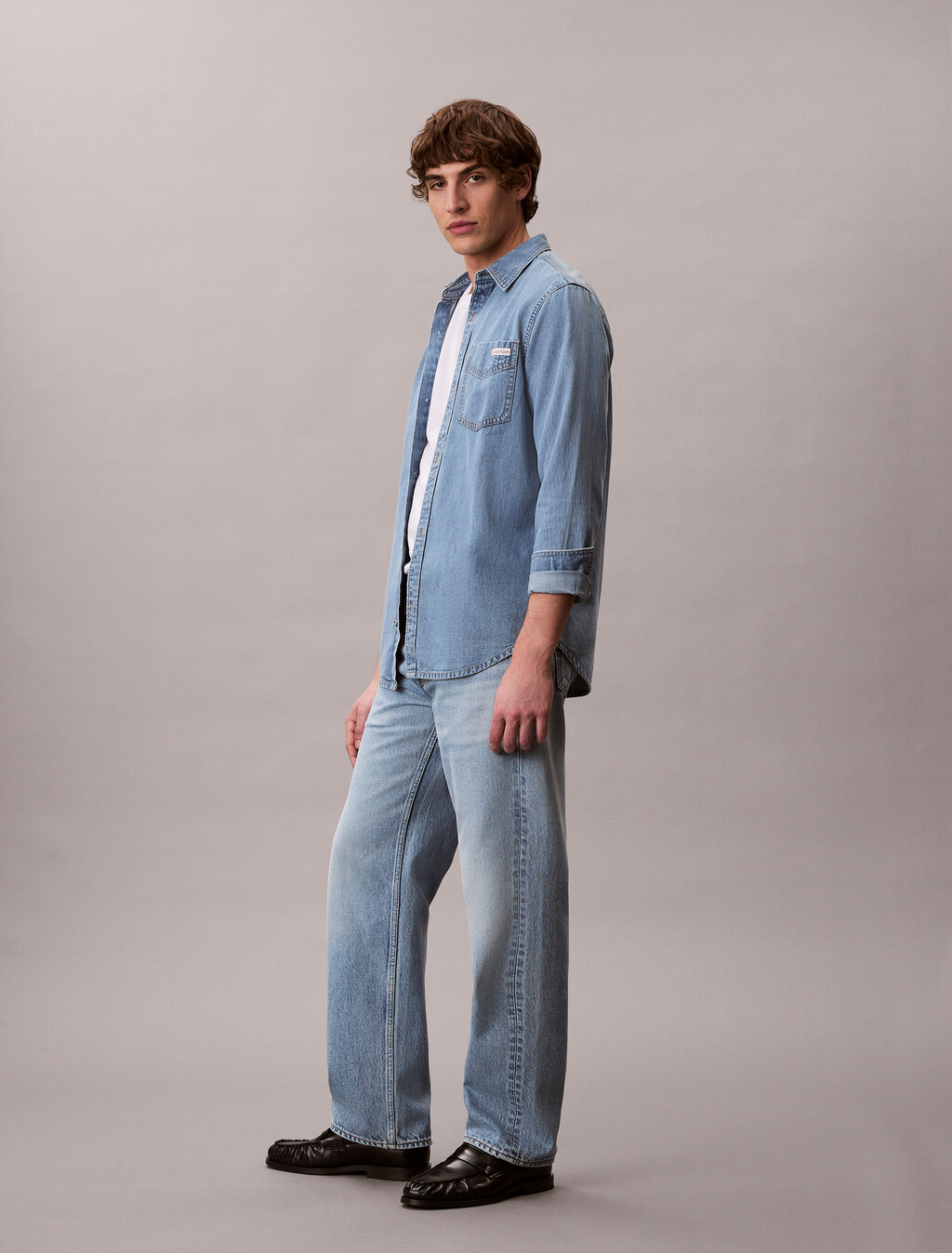 90er-Jeans mit geradem Bein