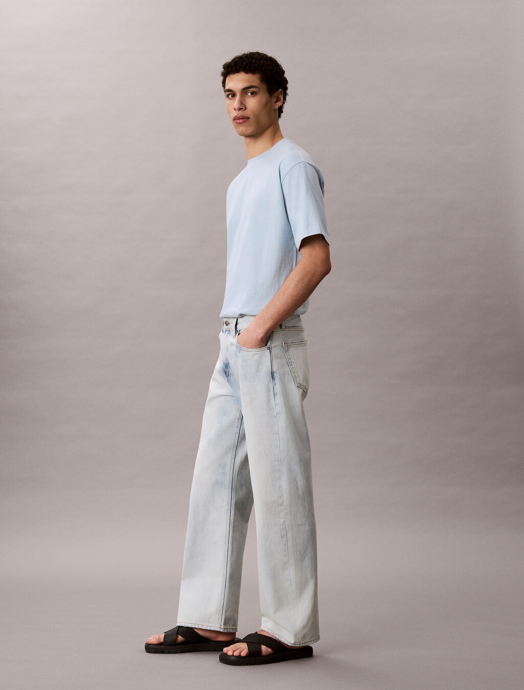 90er-Jeans mit geradem Bein