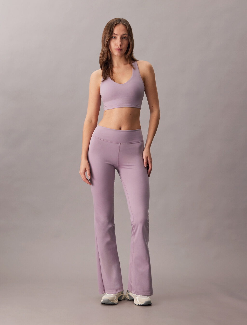 Schnell trocknende, flared Fitness-Leggings