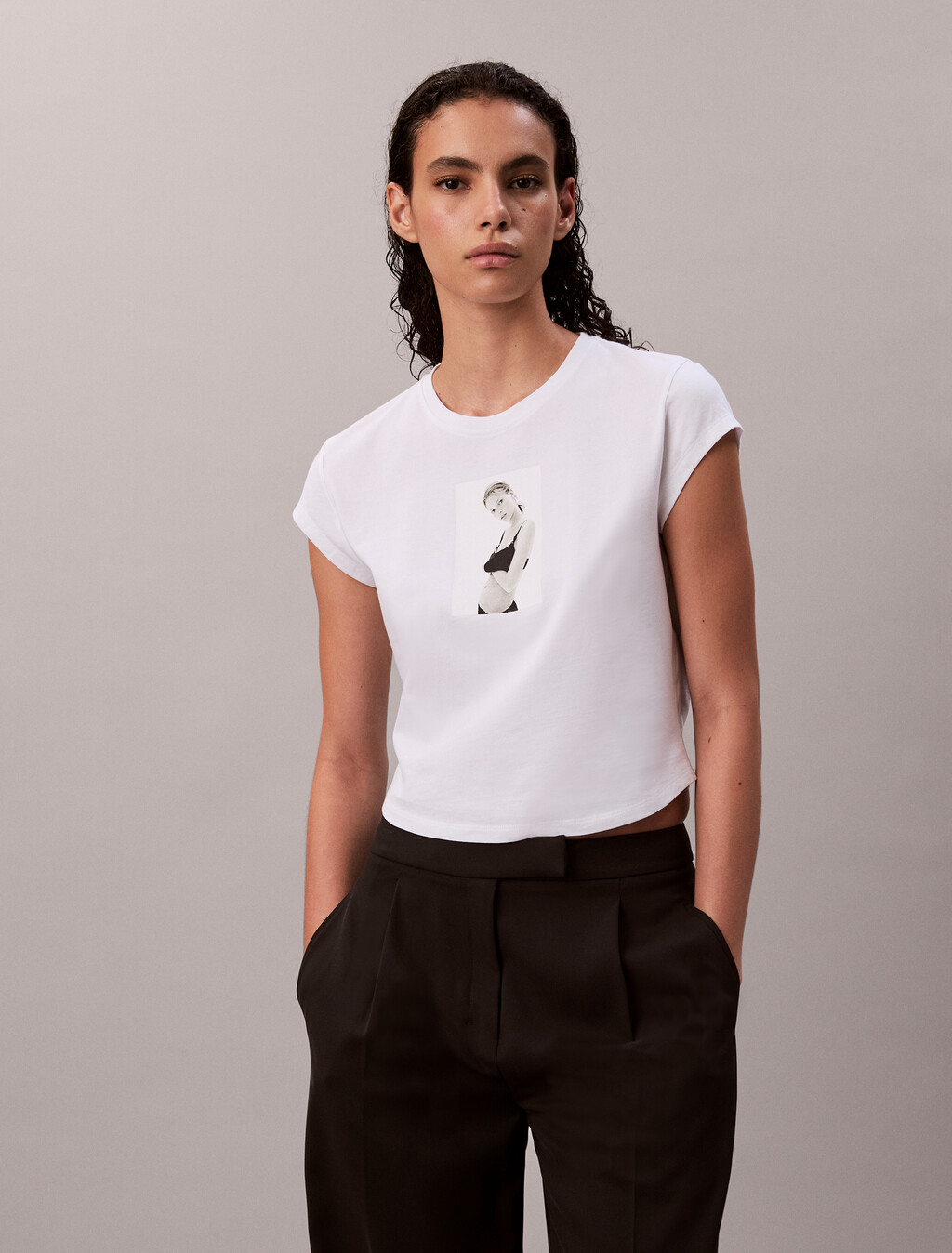 Kate Moss Graphic Baby Tee