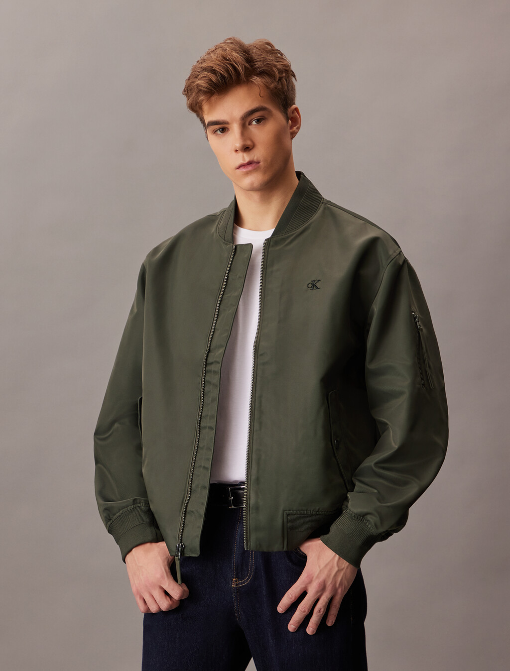 Nylon-Bomberjacke