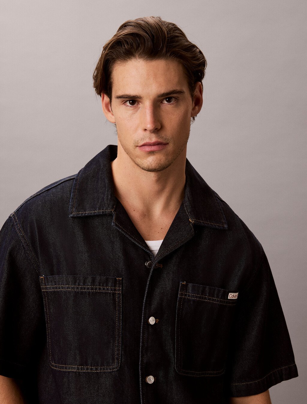 Eco Cool Kurzarm-Denimhemd